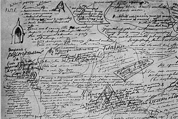 Dostoyevsky's notes for Chapter 5 of The Brothers Karamazov